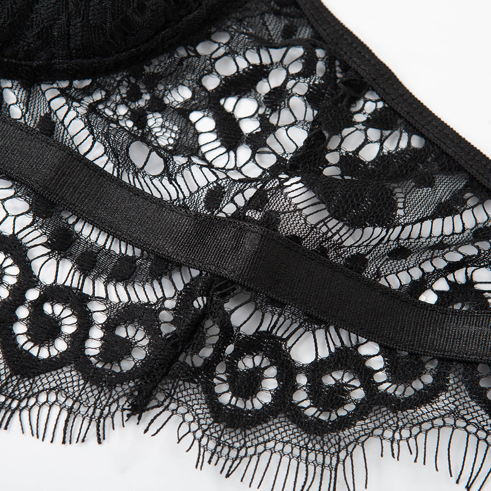 Mesh Sheer Lace Eyelash Top