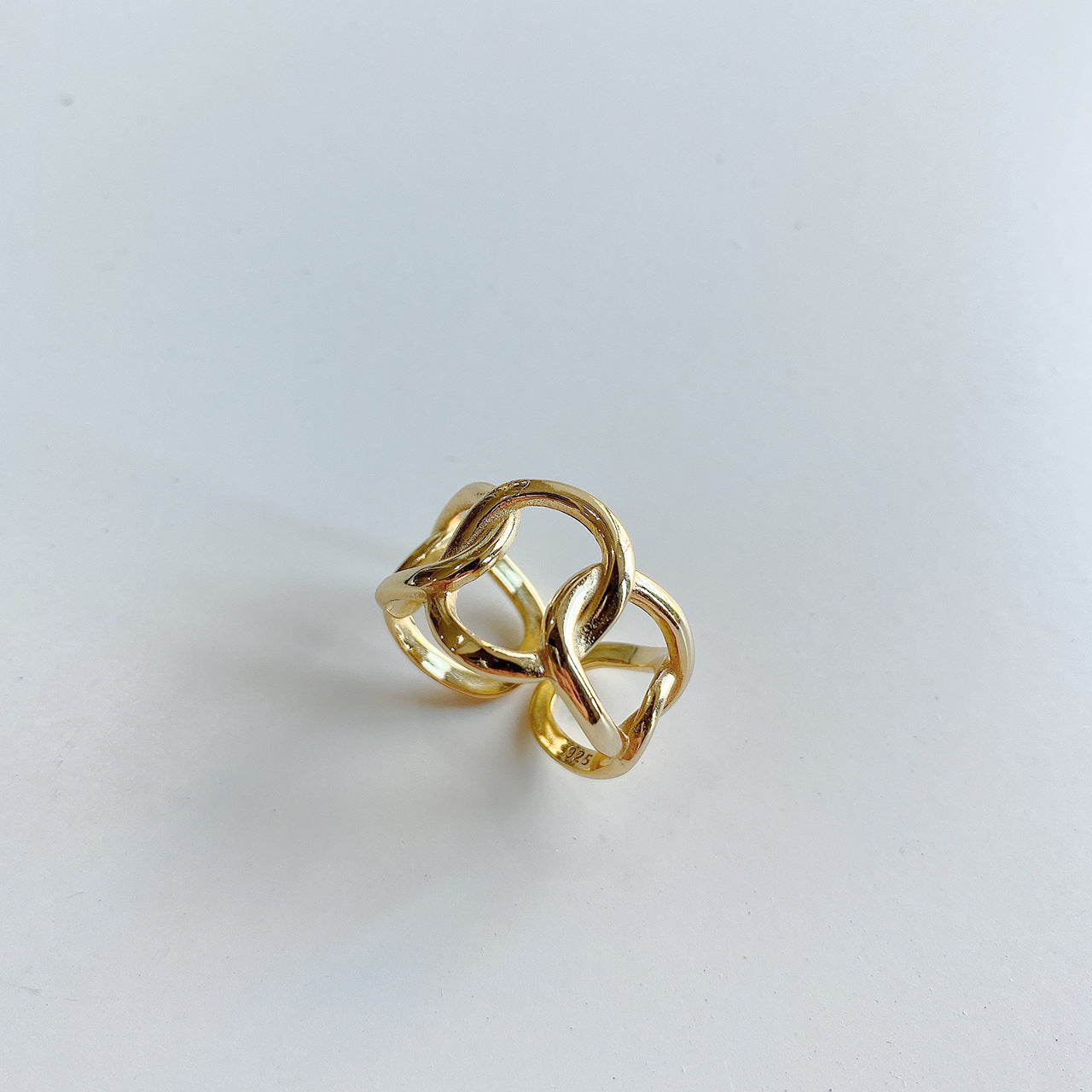 Sterling Silver Chain Ring