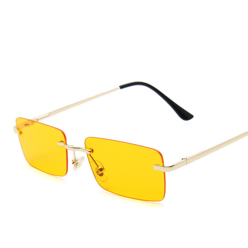 Randlose Sonnenbrille Damen quadratisch