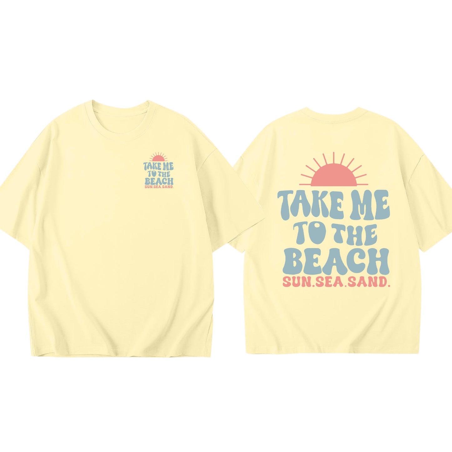 Women's Round Neck Printed Cotton T-shirt