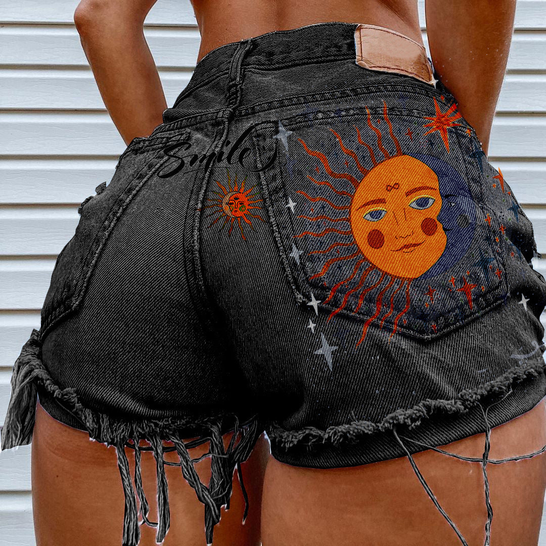Women's Casual Fashion Vintage Denim Shorts