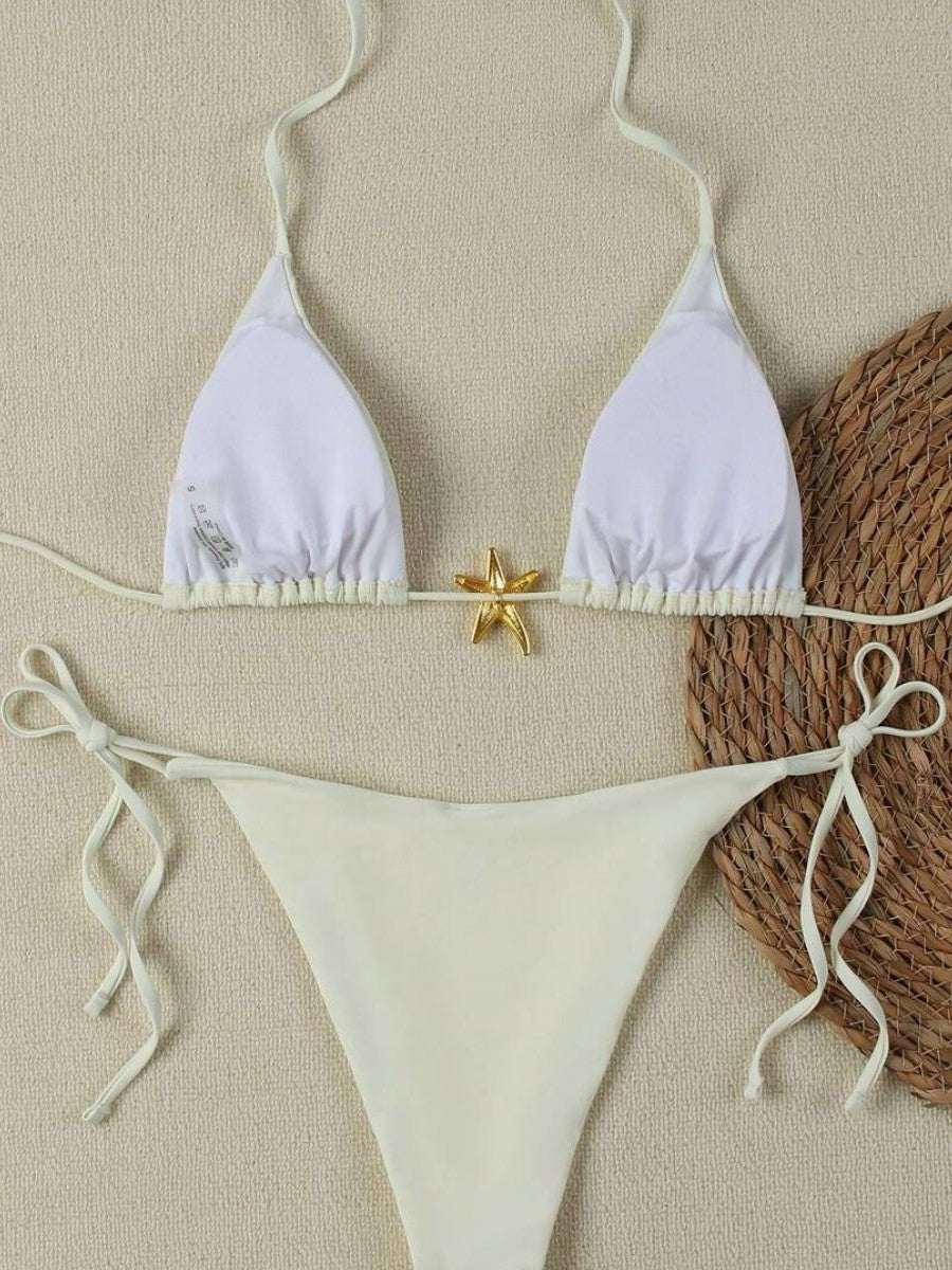 Fashion Personality Female Pure Color Bikini