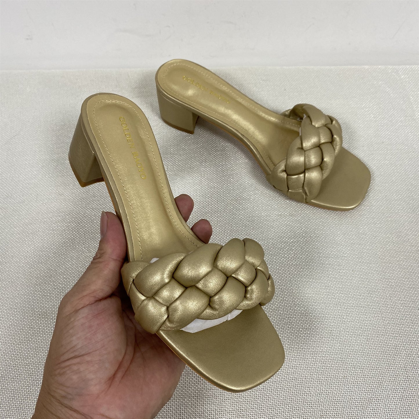 Braided Twist Style Versatile Slip-On Slippers