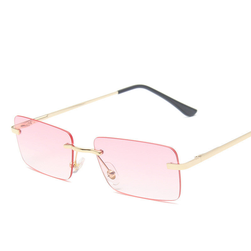 Randlose Sonnenbrille Damen quadratisch