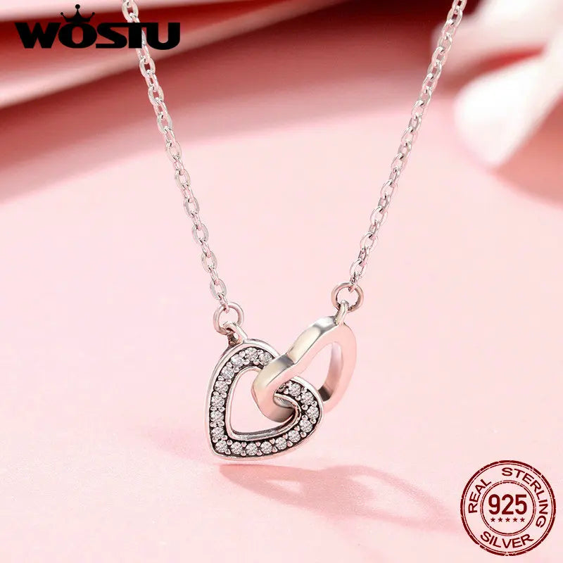 925 silver Heart Necklace - Perfect Gift for Valentine & anniversary