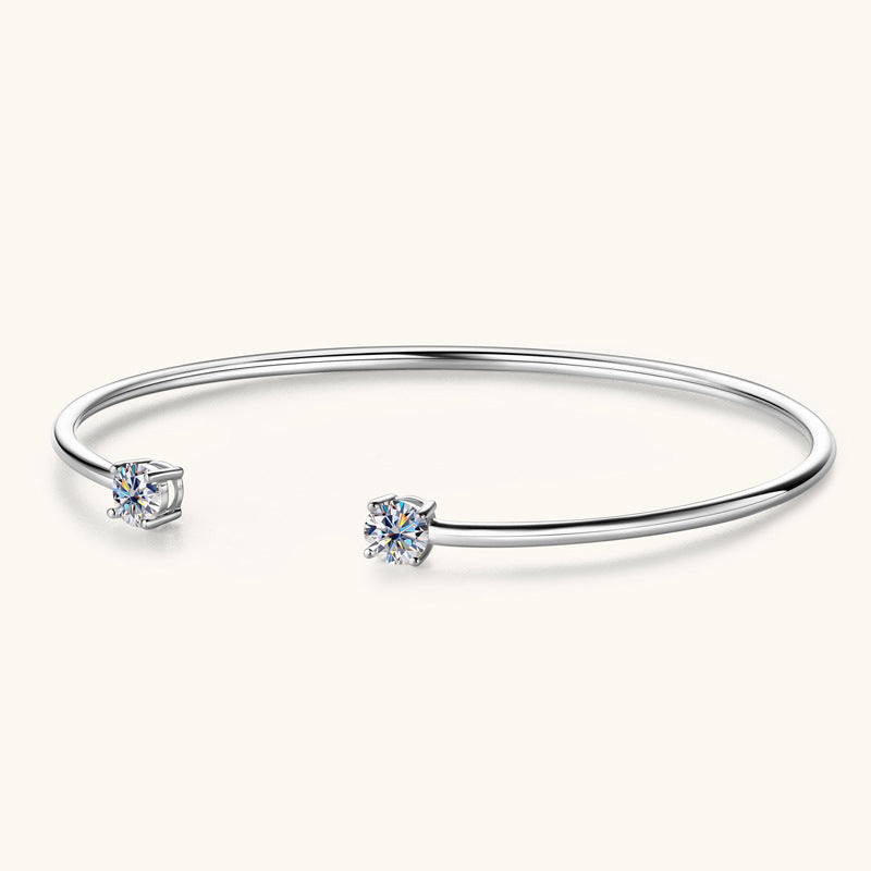 Ins Style Moissanite Bracelet Special-interest Design Simple