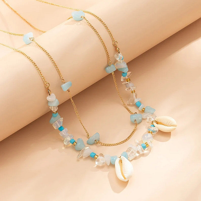 Sommerstrand Sexy unregelmäßige Kies Anhänger Taille Kette