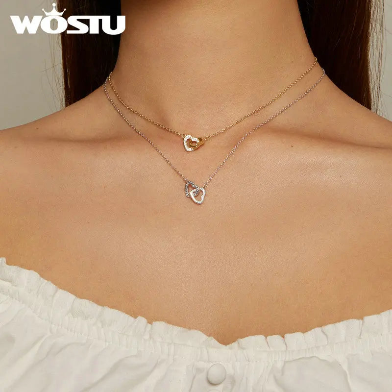 925 silver Heart Necklace - Perfect Gift for Valentine & anniversary