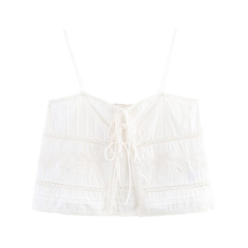 Summer New Women's Fashion Lace Cutout Sling