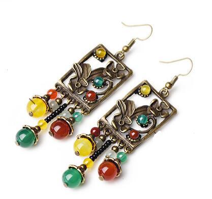 Hand woven earrings