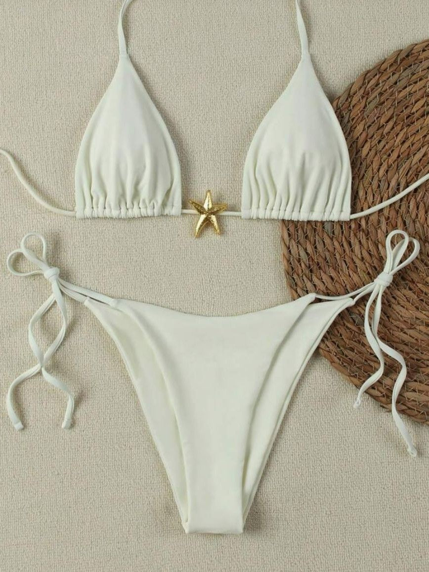 Fashion Personality Female Pure Color Bikini