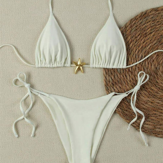 Fashion Personality Female Pure Color Bikini