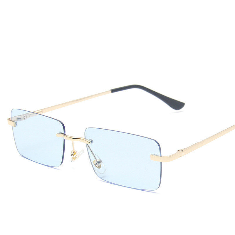 Randlose Sonnenbrille Damen quadratisch