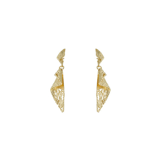 Long Earrings Cutout Design