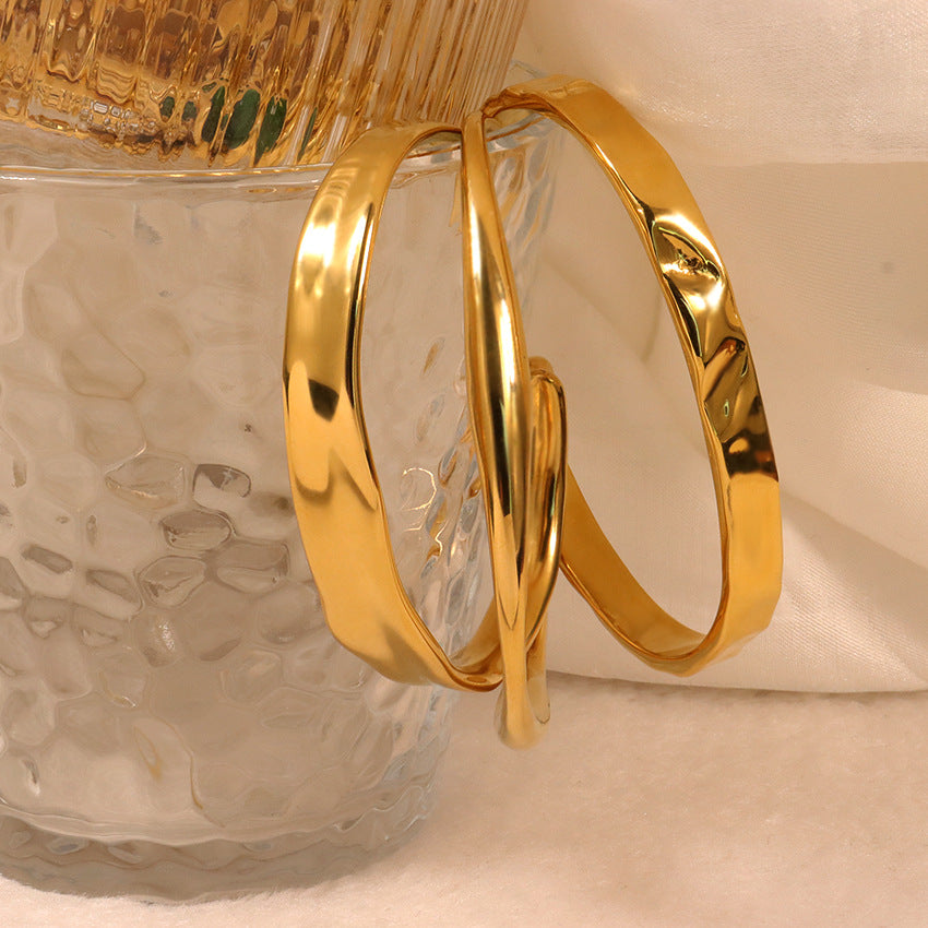 Fashion Simple Geometric Bracelet Female Elegance Retro Irregular Bracelet