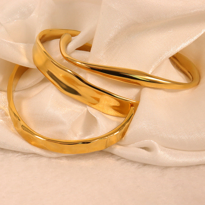 Fashion Simple Geometric Bracelet Female Elegance Retro Irregular Bracelet