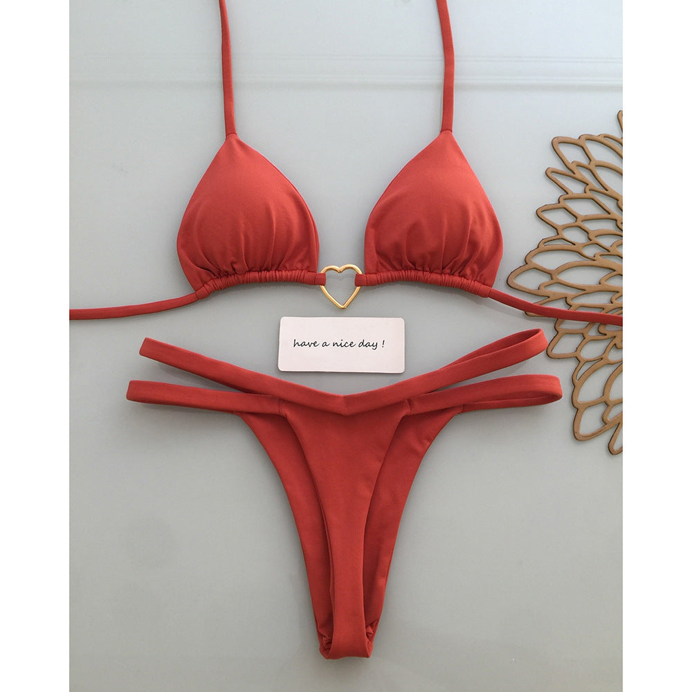 European And American Bikini Sexy Swimsuit Ladies